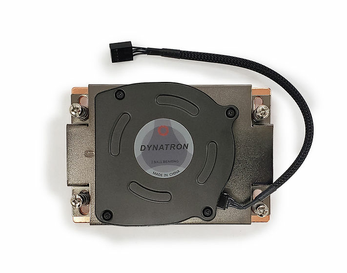 Dynatron A52 CPU-Kühler 80 mm Luftkühlung SP6 TR5 1U Schwarz, Grau