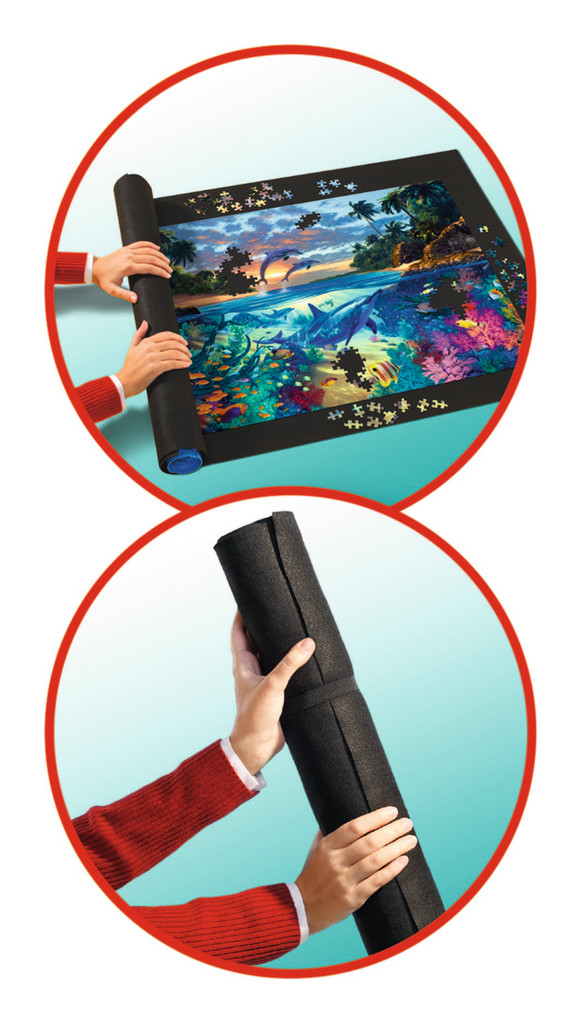 Ravensburger Roll your Puzzle Puzzlematte 110 x 66 cm Schwarz