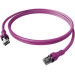 ZVK EasyLan CPP1OVAVAV0050 DualBoot Push Patchkabel Kat.6A geschirmt violett 5,0m (CPP1OVAVAV0050)