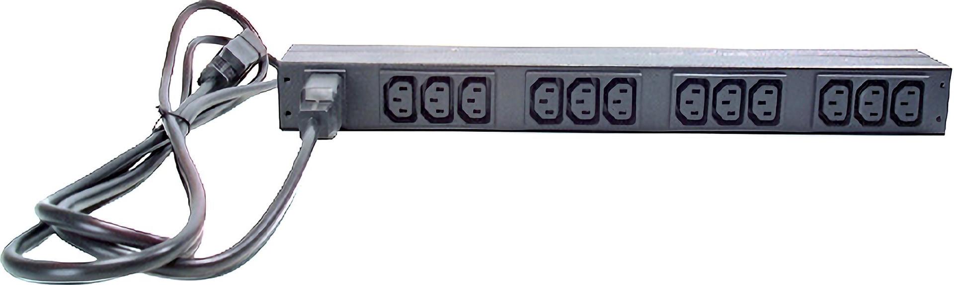 APC Basic Rack-Mount PDU AP9565 1HE 19" 12x C13 208/230 V 3680 W Schwarz