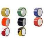 rillprint Bodenmarkierungsband, 50 mm x 33 m, weiß hochwertiges PVC-Band mit ausgezeichneter Haftung, - 1 Stück (T61805)