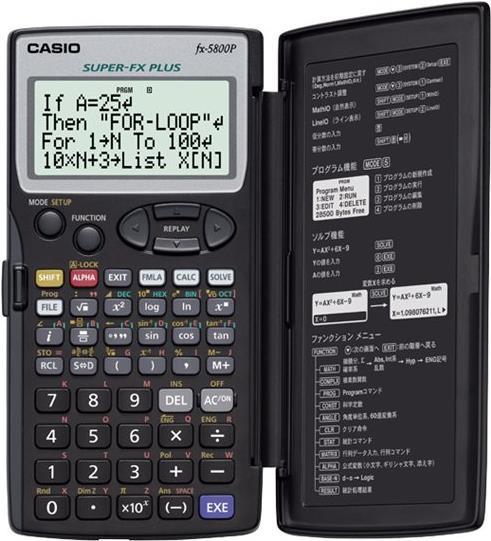 Casio FX-5800P Wissenschaftlicher Taschenrechner (FX-5800P)