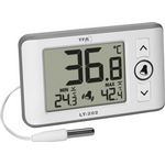 TFA Dostmann Digitales Profi-Thermometer mit Kabelfühler LT 202 Thermometer Weiß 30.1052.02 (30.1052.02)
