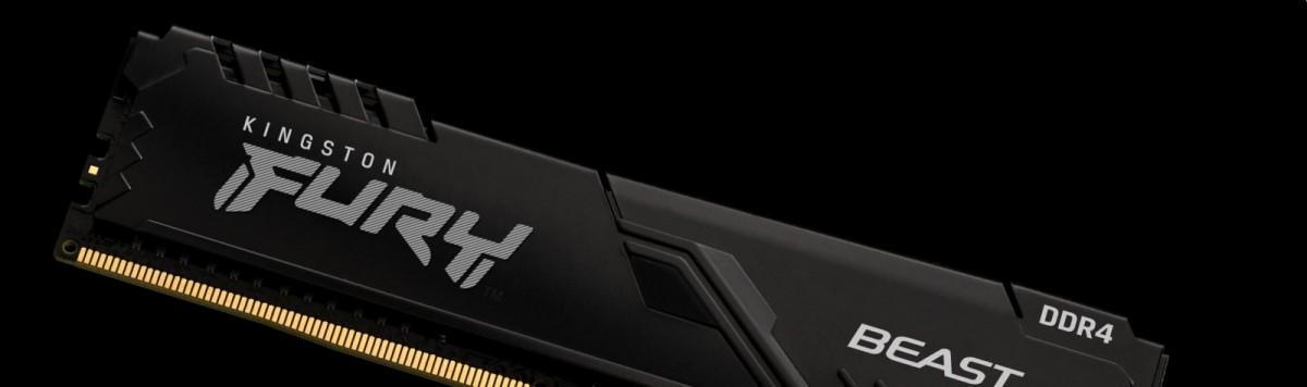 Kingston FURY Beast DDR4 64 GB RAM 2x32 GB 3200 MT/s CL16 DIMM Kit Schwarz