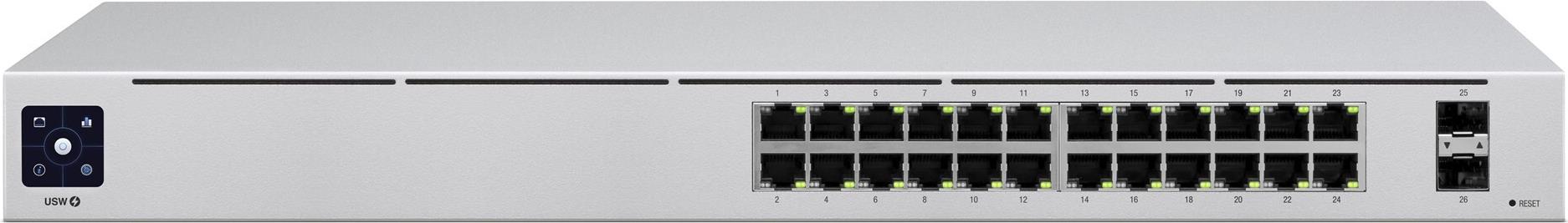 Ubiquiti UniFi Switch USW-24 Managed Gigabit Switch 24-Port Silber