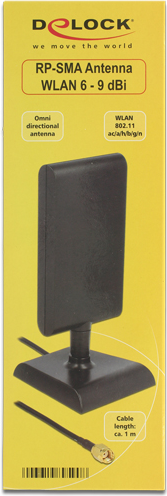 DeLOCK WLAN antenna RP-SMA (89590)