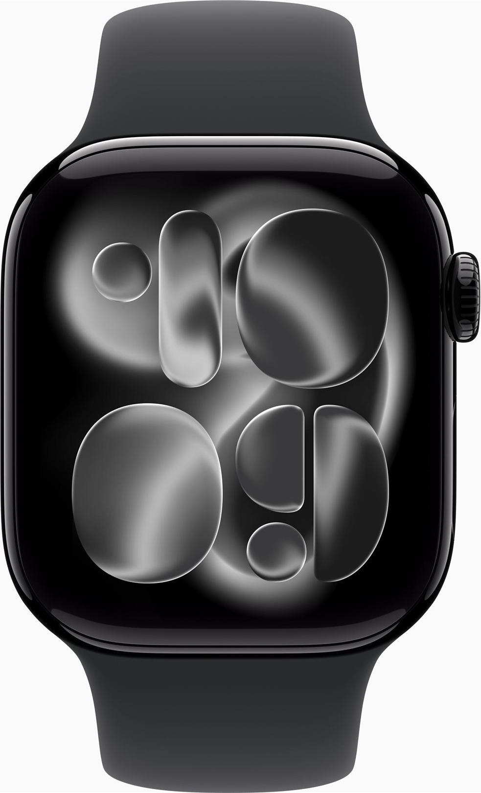 Apple Watch Series 11 (GPS) 42 mm Jet Black Aluminium 64 GB Schwarz