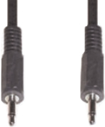 e&p Elektrik Handels GmbH & Co.KG B 26 Audio-Kabel 1,5 m 3.5mm Schwarz (B 26)