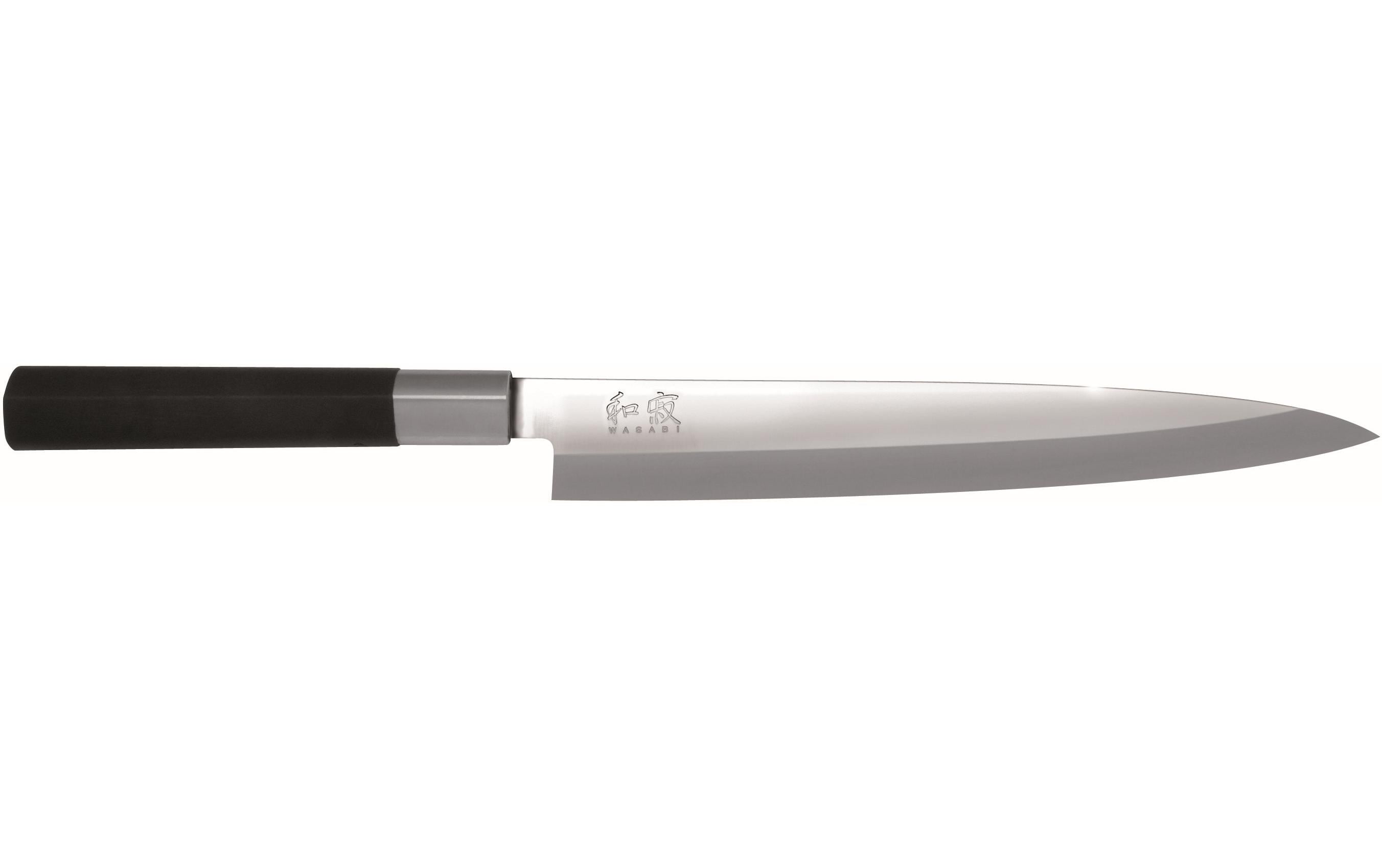 KAI Wasabi Black Yanagiba 21 cm Schwarz