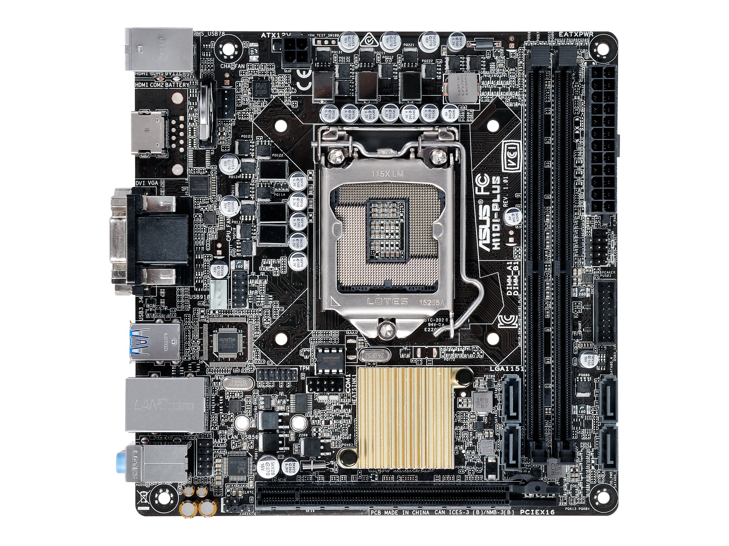 ASUS H110I-PLUS Mainboard Mini-ITX LGA 1151 Intel H110