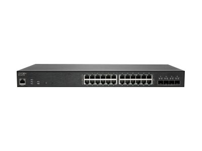SonicWall Switch SWS14-24FPOE Managed L2 24-Port Gigabit PoE+ 4x 10G SFP+ 1U Schwarz