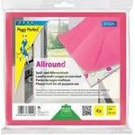 Peggy Perfect Spül-und Allzwecktuch "Allround", 4er Pack Maße: 380 x 380 mm, Farbe: rosa - 1 Stück (31024)