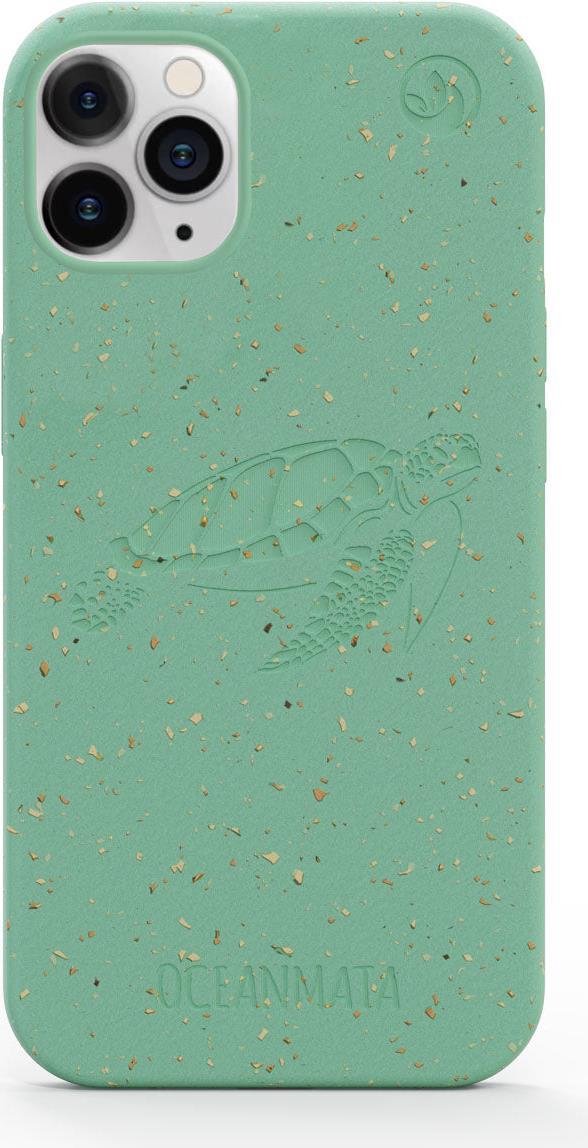 OCEANMATA Handyhülle iPhone 12 pro / iPhone 12 | turtlegrün | nachhaltige Apple iPhone Hülle Turtle Edition (8720254403182)