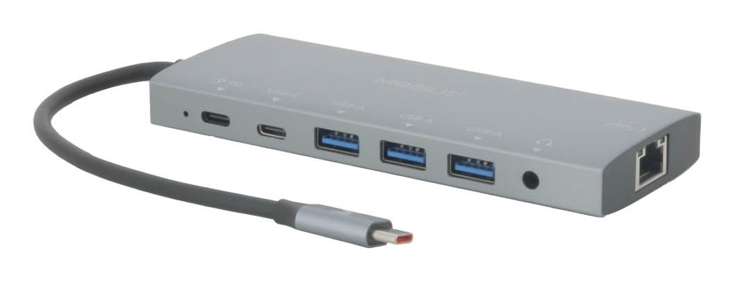 Mobilis Docking Station 12-in-1 USB-C 100 W Grau