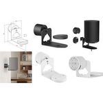 LogiLink Lautsprecher-Wandhalterung für SONOS ERA, schwarz passend für SONOS ERA 100 & 300, zur Wandmontage, max. 5 kg - 1 Stück (BP0207)