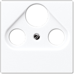 JUNG Abdeckung f. SAT-TV-Steckdose A561PLSAT weiss A561PLSAT (A561PLSAT)