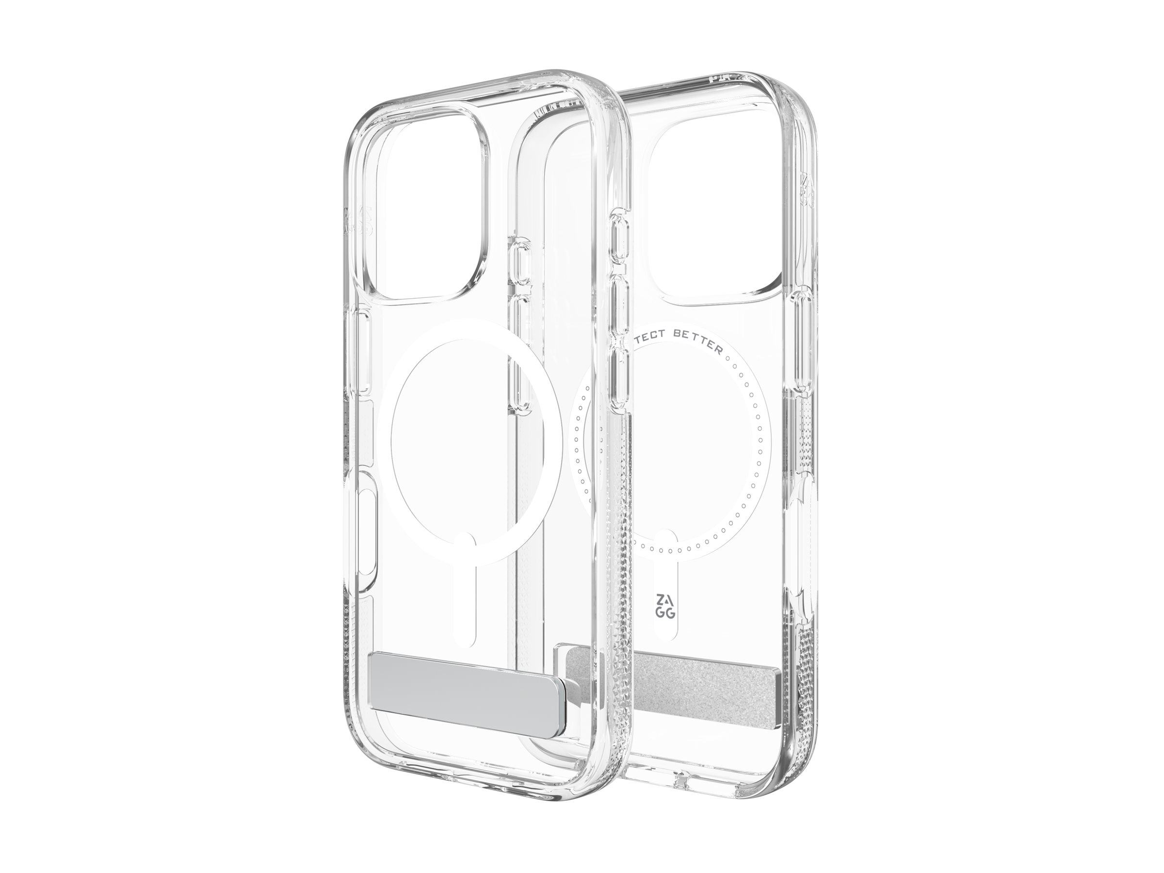 ZAGG Crystal Palace Snap 6,3" Schutzhülle mit Kickstand MagSafe Transparent