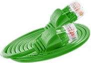 SLIM UL6 015 GN - Cat.6 SLIM-Light-Kabel, U/UTP, 0,15 m, grün (PKW-LIGHT-K6 0.15 GN)