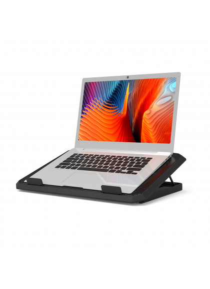 Port Designs Ergonomic Cooler Pro Notebook-Kühler 17" Schwarz