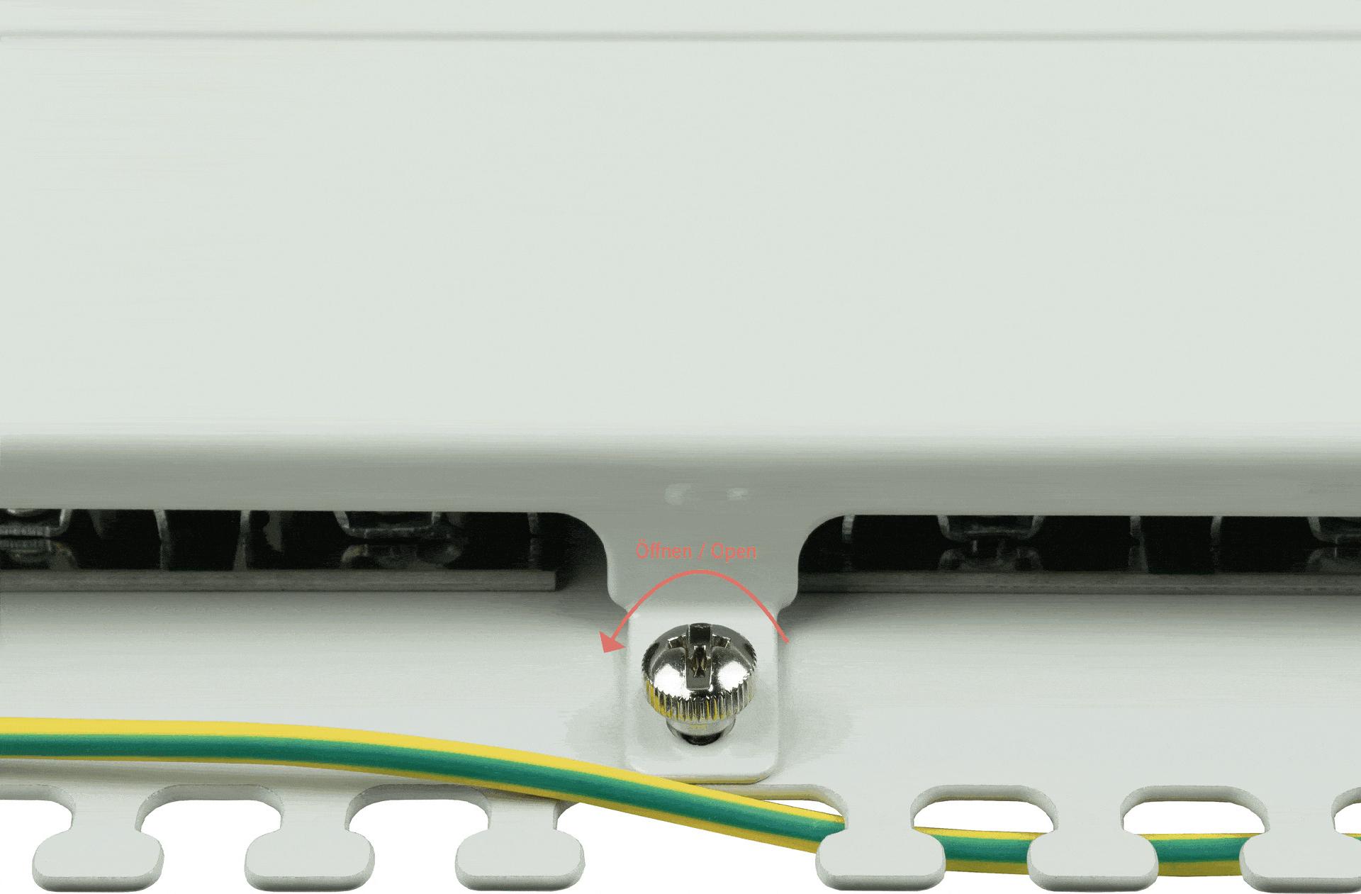 Good Connections GC-N0138 Patchpanel 19" Cat.6 24-Port 1U Grau