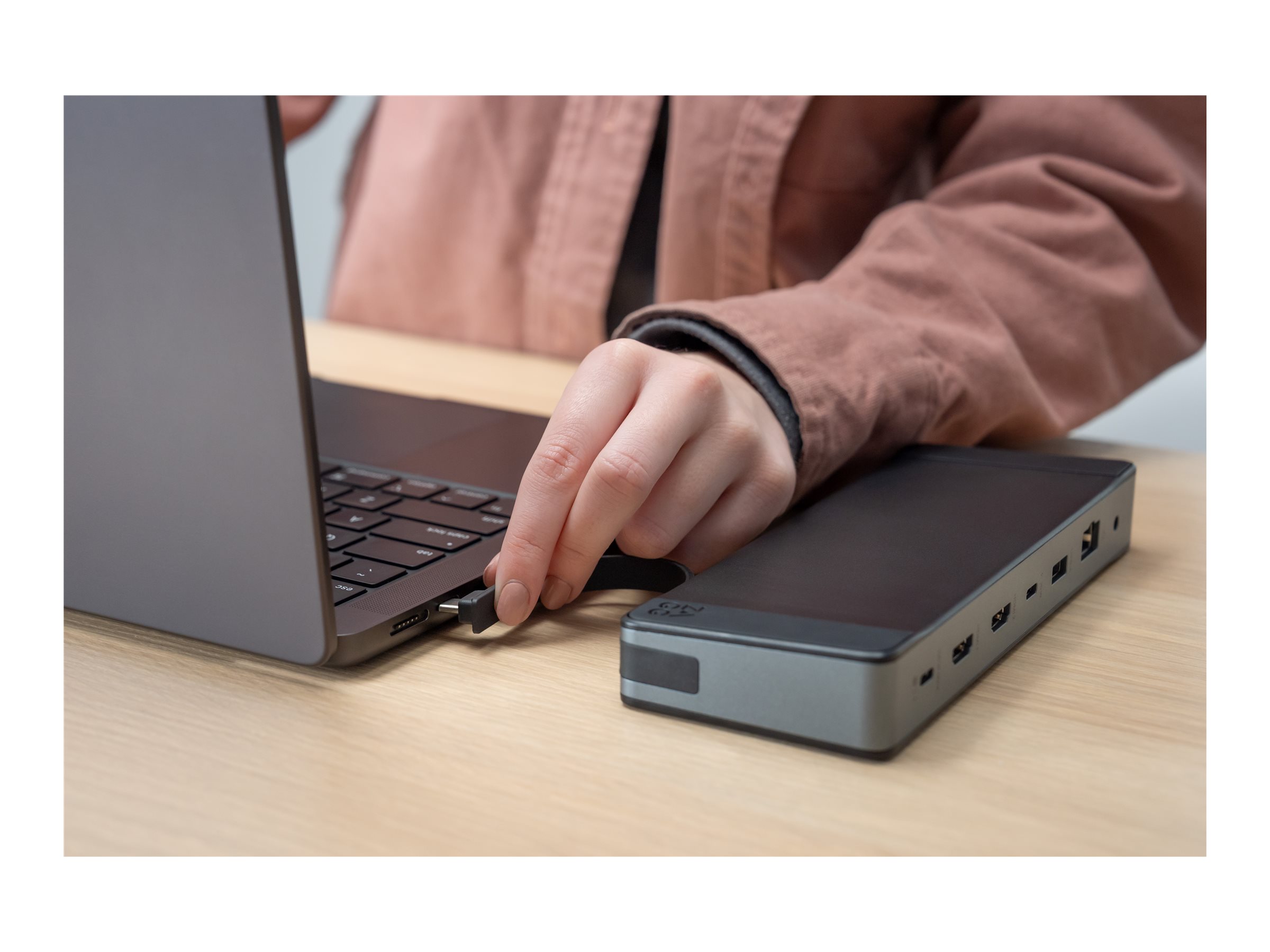 ZAGG Dockingstation USB-C 2x HDMI LAN Schwarz, Grau