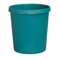 helit Papierkorb H6105852 31x32cm 18l rund Kunststoff grün (H61058-52)