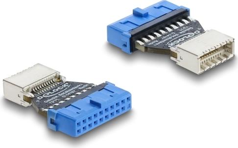 Delock ADAPTER USB5 GBPS 20PIN PFOSTENBUCHSE < USB-B 5GBPS (67344)