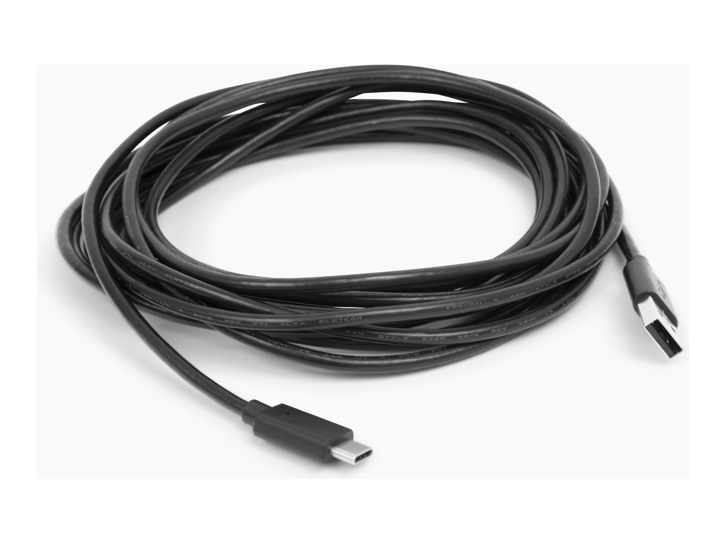 Owl Labs USB-Kabel USB-C auf USB Typ A USB 2.0 5 m Schwarz