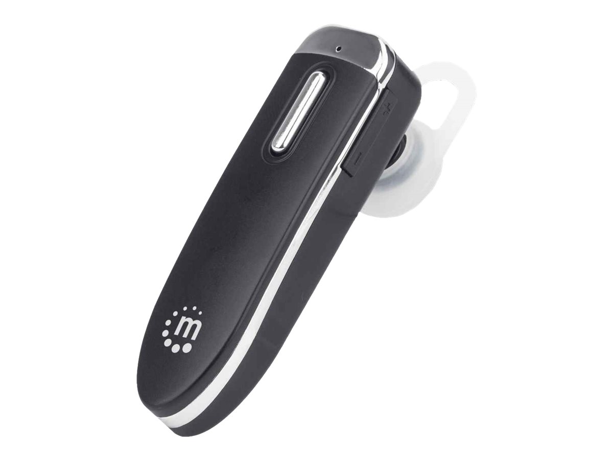 Manhattan Bluetooth-Headset In-Ear Mono Kabellos 10 h Akkulaufzeit Schwarz