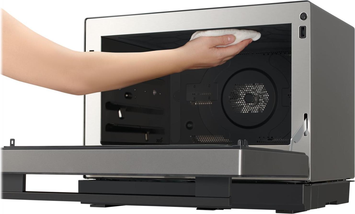 Panasonic NN-CS88L Mikrowellenofen mit Konvektion und Grill Schwarz