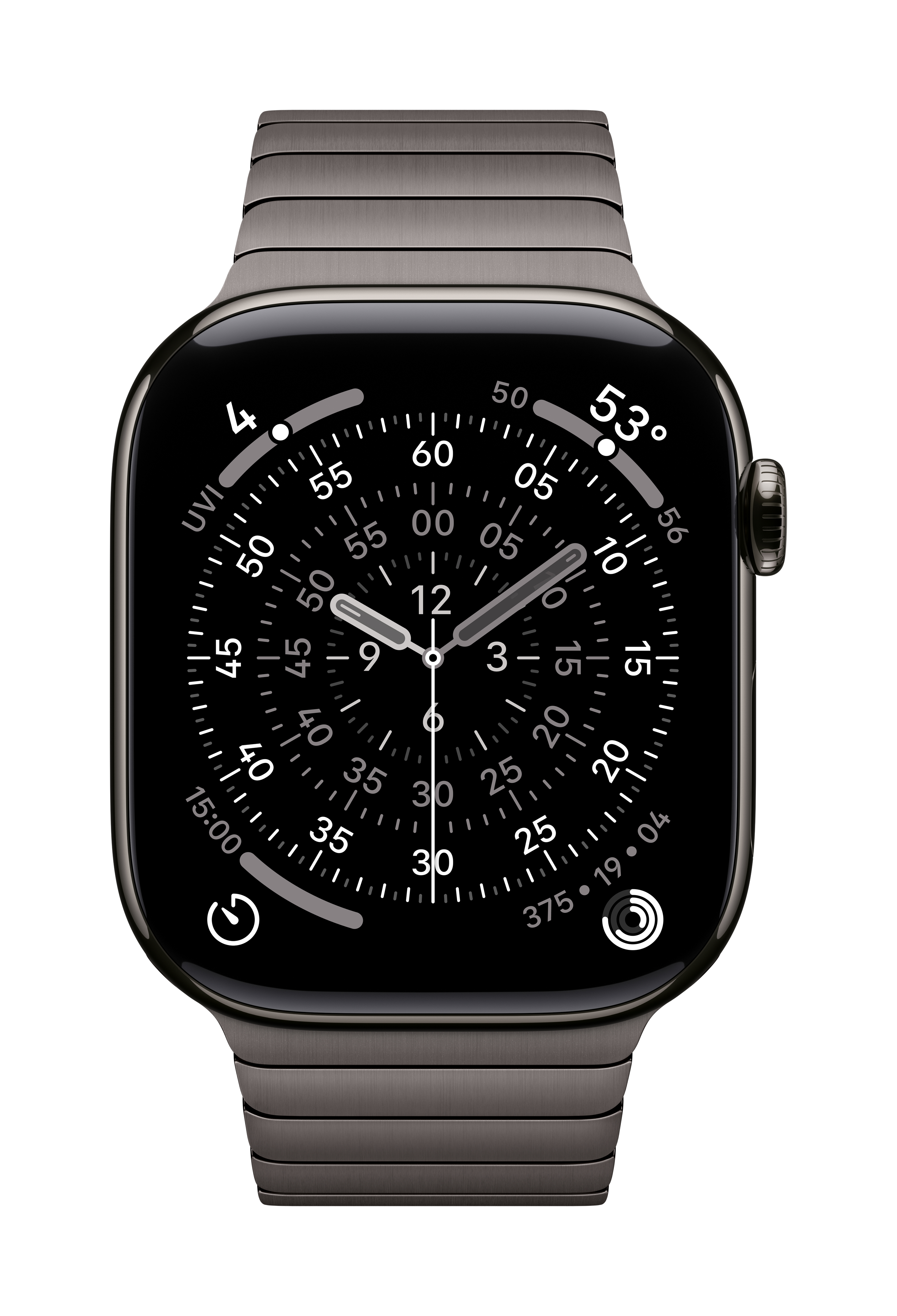 Apple 46mm Gliederarmband Schiefer