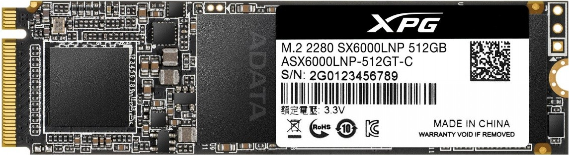 ADATA XPG SX6000 Lite (ASX6000LNP-512GT-C)