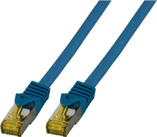 EFB-Elektronik RJ45 Patchkabel Cat.6A S/FTP LSZHCat.7 Rohkabel blau 3m Hersteller: EFB Elektronik (MK7001.3BL)