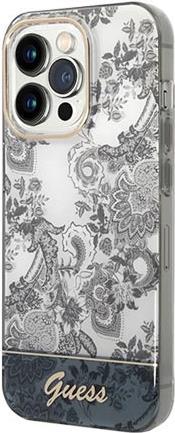 GUESS Hard Cover Porcelain Grey, für iPhone 14 Pro, GUHCP14LHGPLHG (GUHCP14LHGPLHG)