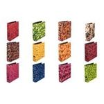 herlitz Motivordner maX.file Blaubeere, A4, Rückenbr: 80 mm Schlitzordner, Einband veredelt mit Glanzfolie, schwarzer (11080660)