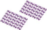 DIGITUS Farbclips für Patchkabel - Violett RJ45 Stecker Farbe Violett 100 Stk. (A-CC-VI)