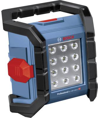 Bosch GLI 18V-1200 C Professional - LED - 12 Glühbirne(n) - IP64 - Schwarz - Blau - Freistehende Arbeitsleuchte (601446700)