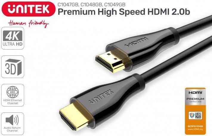 Unitek C1048GB HDMI-Kabel 2 m (C1048GB)