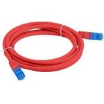 Lanberg PCF6A-10CC-0050-R Netzwerkkabel Rot 0,5 m Cat6a S/FTP (S-STP) (PCF6A-10CC-0050-R)