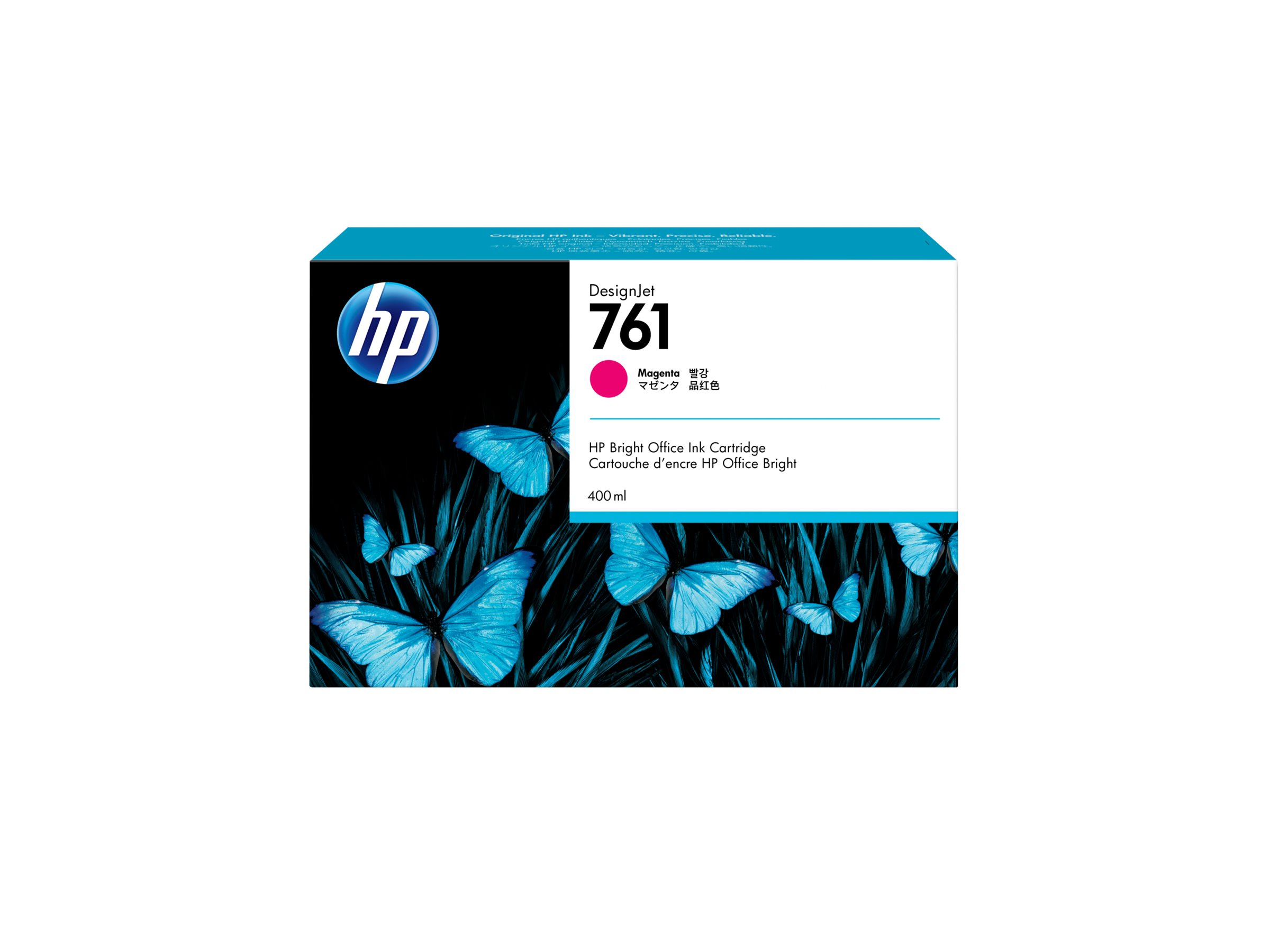 HP 761 Tintenpatrone Magenta 400 ml