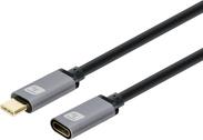 USB-C-Kabel-M/F-3.2-GEN.2-1-m Hersteller: Techly (ICOC-MUSB322-CMF-010)