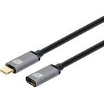 USB-C-Kabel-M/F-3.2-GEN.2-1-m Hersteller: Techly (ICOC-MUSB322-CMF-010)