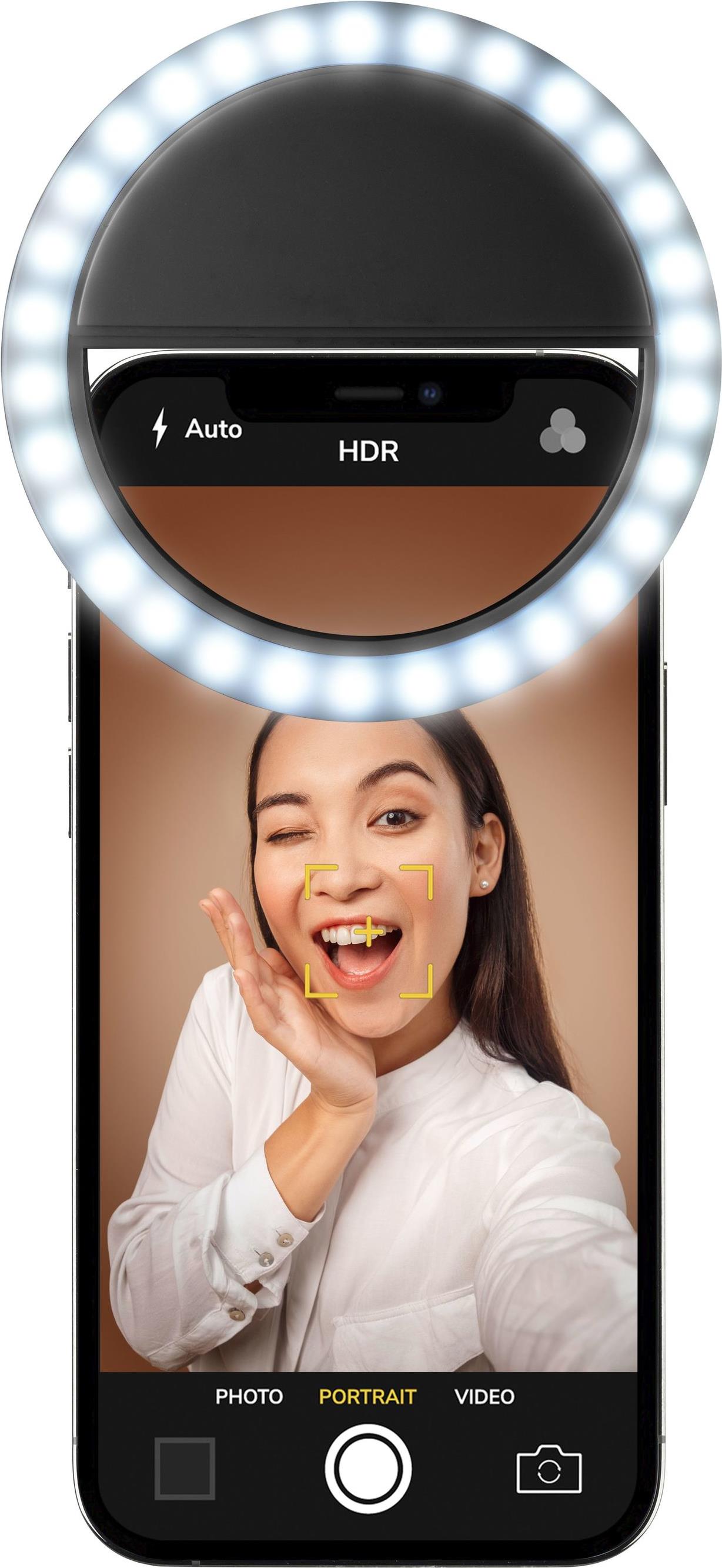 Cellularline Universal Selfie Lichtring (SELFIERINGPOCKETK)