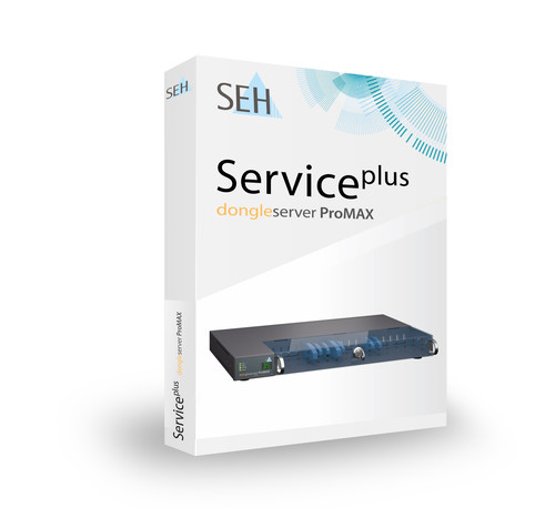 SEH dongleserver ProMAX Geräteserver Schwarz, Blau