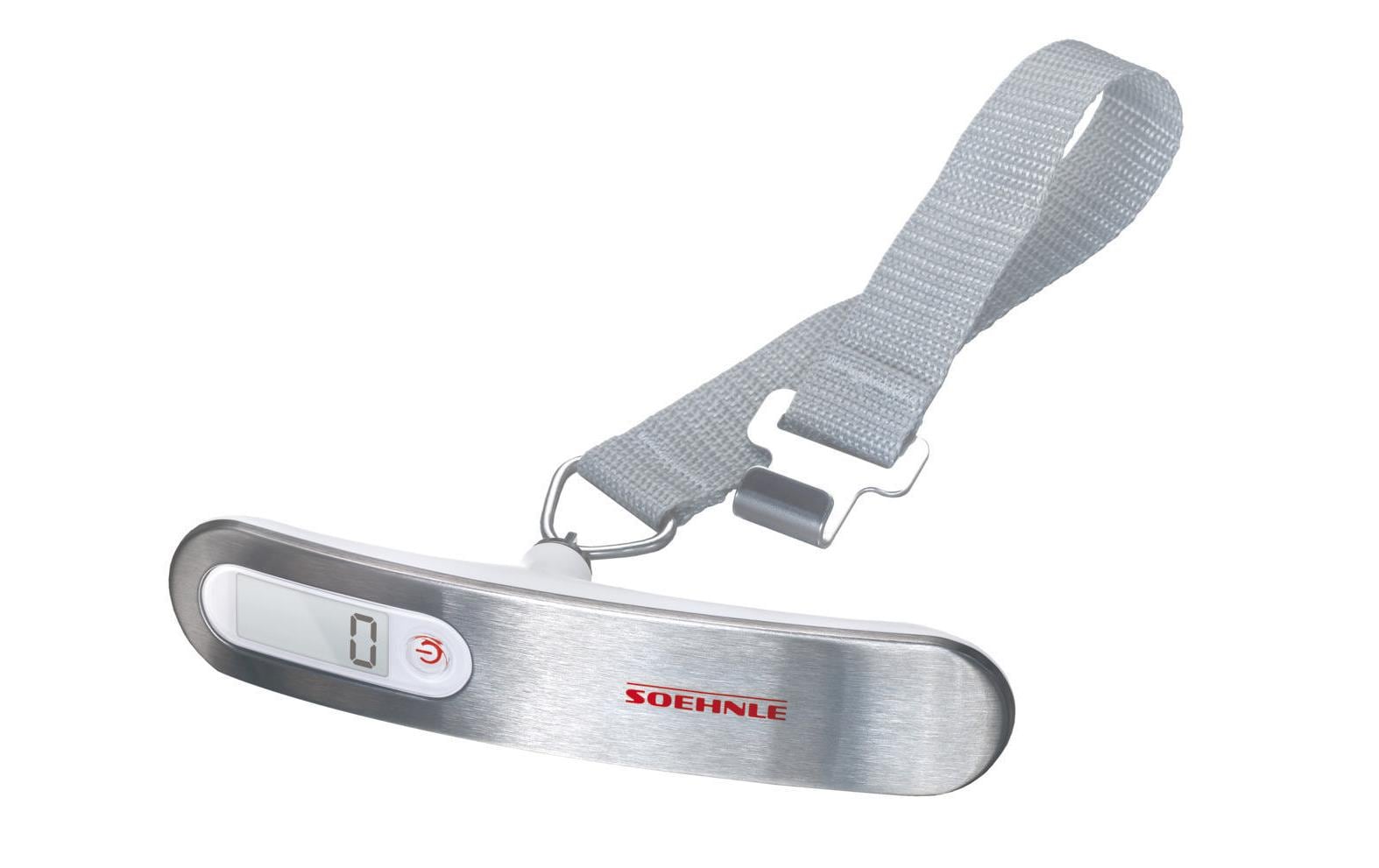 Soehnle Travel Elektronische Gepäckwaage 50 kg Grau/Weiß