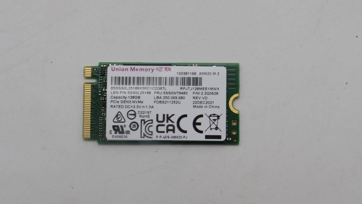 Lenovo SSD 128GB M.2 2242 PCIe3x4 UM STD (5SS0W79483)