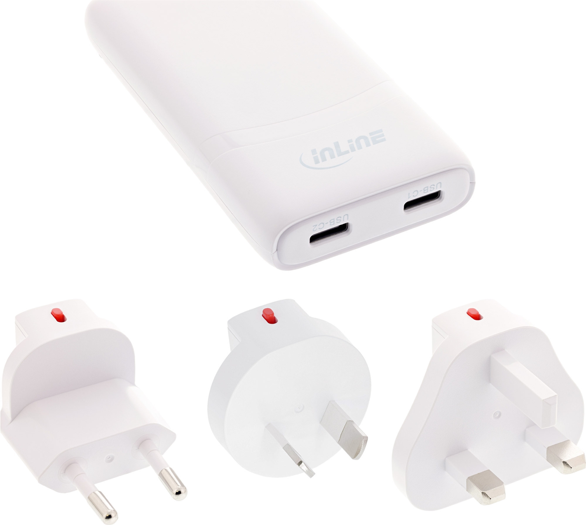 InLine USB Netzteil Ladegerät (31519C)