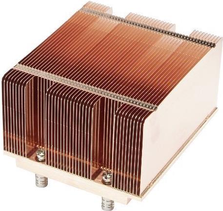 Supermicro SNK-P0018 Passiver Kühlkörper LGA 771 (Socket J) 2U+ Dempsey Orange, Edelstahl