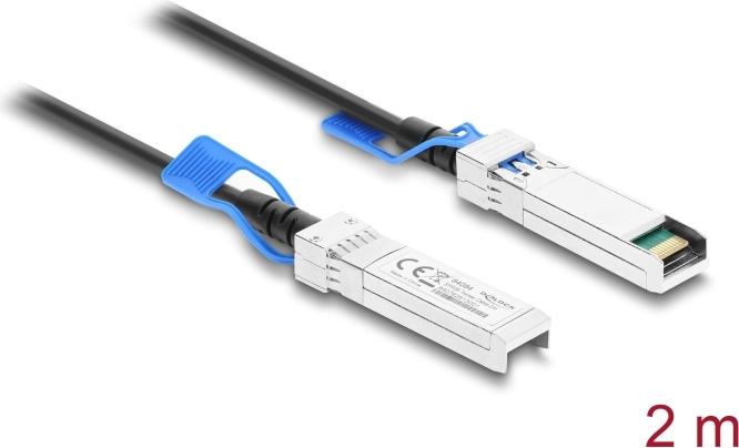 Delock Twinax Kabel SFP28 Stecker zu SFP28 Stecker 25 Gbps 2 m (84084)