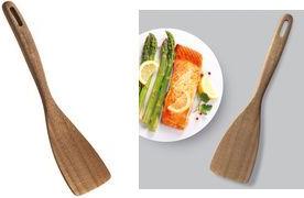 metaltex Pfannenwender Acacia Line, Akazienholz Farbe: braun, Maße: (B)75 x (T)355 x (H)25 mm - 1 Stück (234708000)